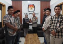 KPU Banyumas–Polresta Perkuat Koordinasi, Amankan Tahapan Pemilu Sejak Dini